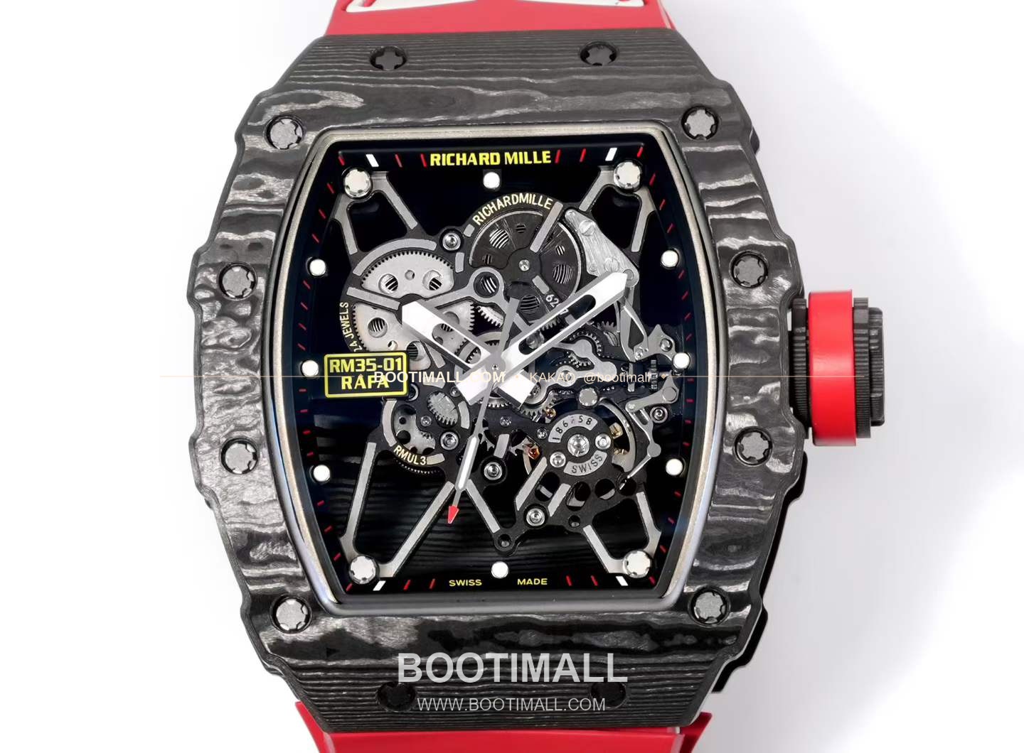 리차드밀 RM35-01 라파엘 나달 카본 스켈레톤 오토매틱 Richard Mille RM35-01 Rafael Nadal Carbon Skeleton Automatic RM35-01 43mm 2