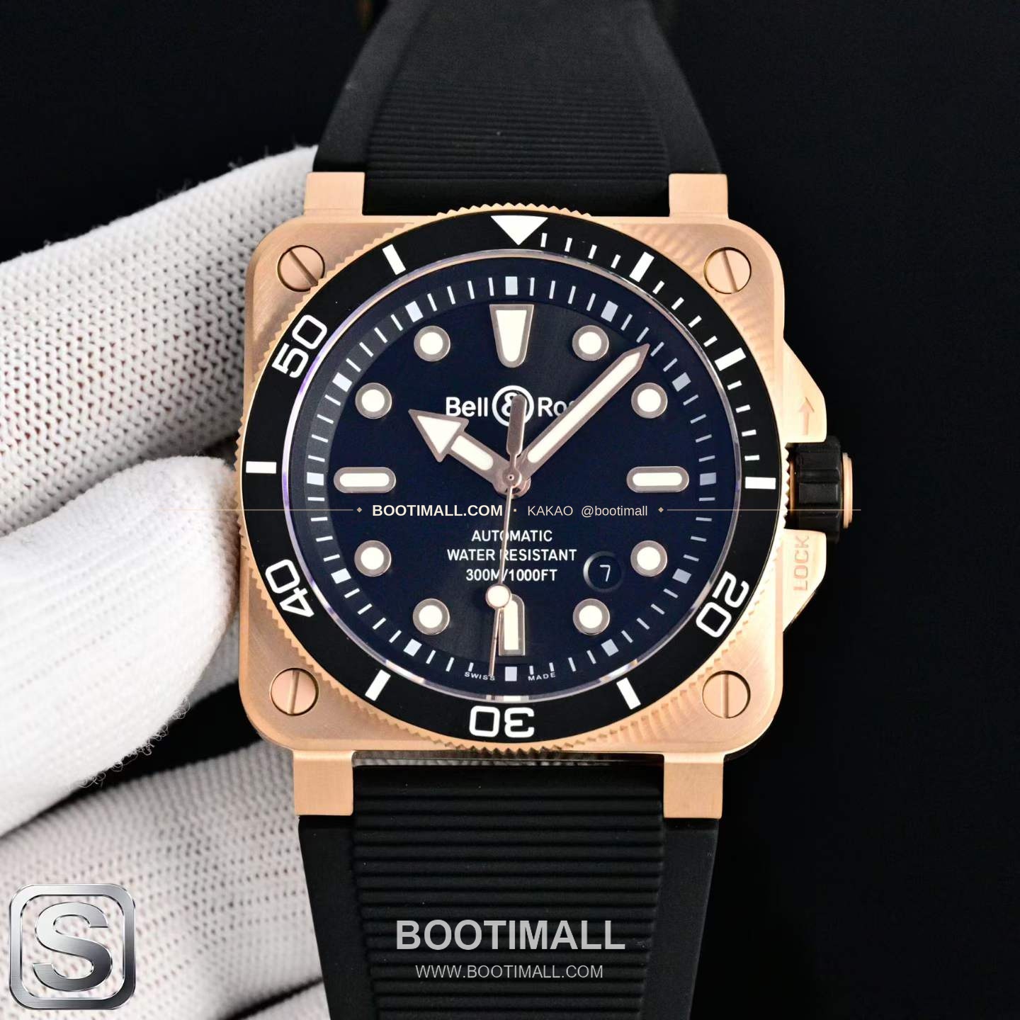 벨앤로스 BR03A 스틸 세라믹베젤 블랙다이얼 오토매틱 Bell&Ross BR03A Steel Ceramic Bezel Black Dial Automatic BR03A 42mm 1