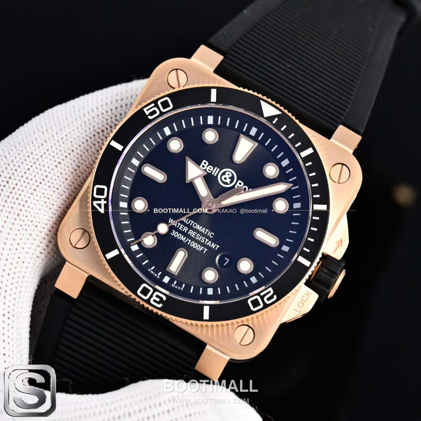 벨앤로스 BR03A 스틸 세라믹베젤 블랙다이얼 오토매틱 Bell&Ross BR03A Steel Ceramic Bezel Black Dial Automatic BR03A 42mm 3