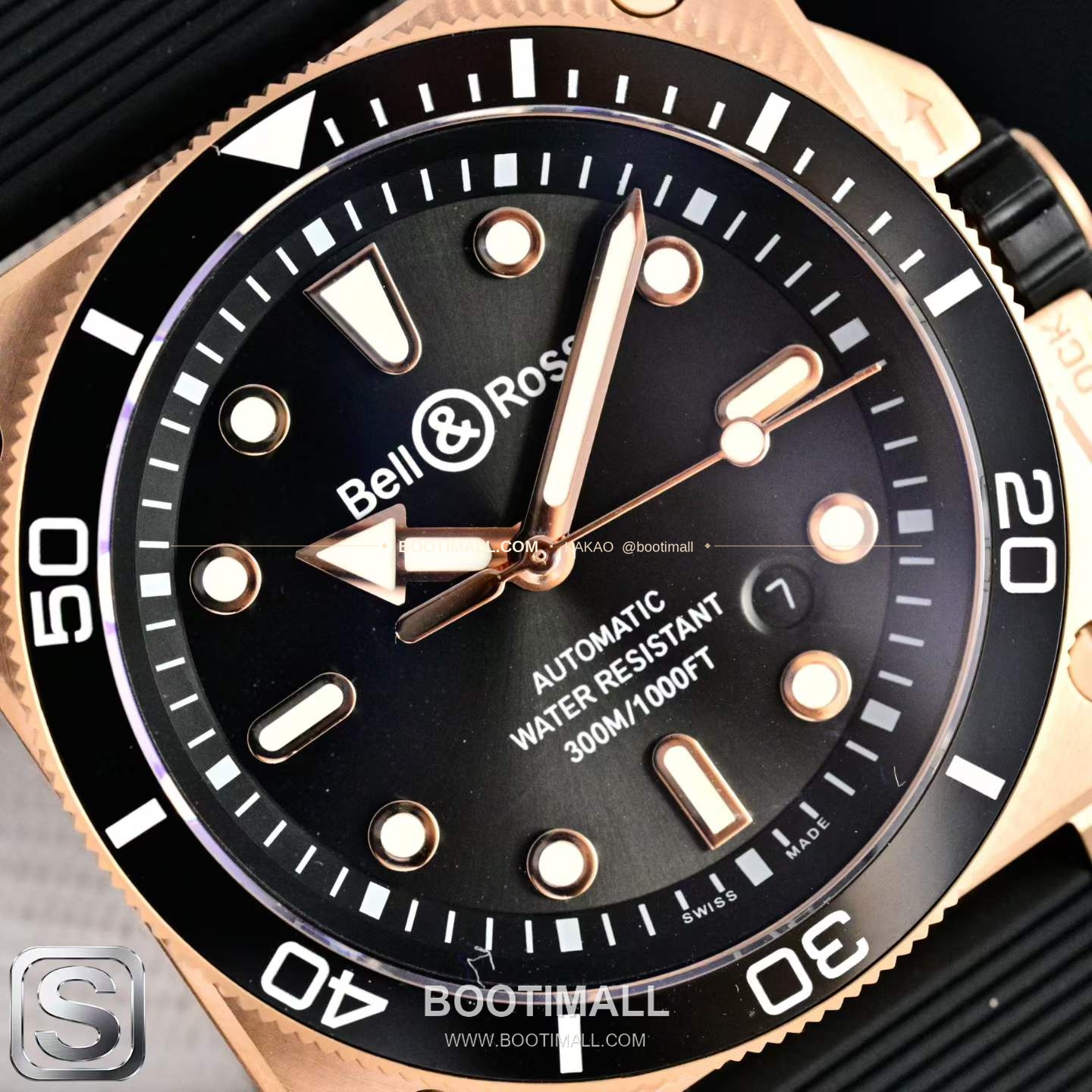 벨앤로스 BR03A 스틸 세라믹베젤 블랙다이얼 오토매틱 Bell&Ross BR03A Steel Ceramic Bezel Black Dial Automatic BR03A 42mm 4