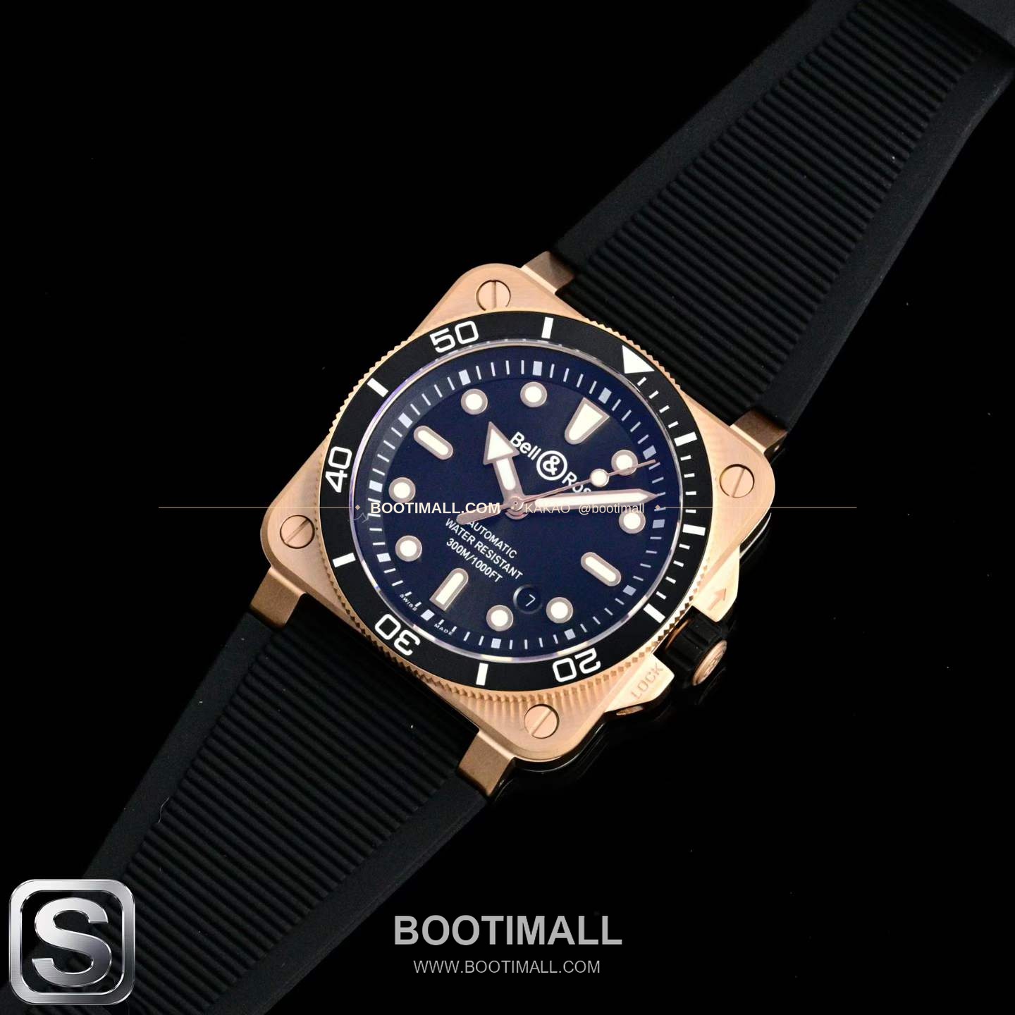 벨앤로스 BR03A 스틸 세라믹베젤 블랙다이얼 오토매틱 Bell&Ross BR03A Steel Ceramic Bezel Black Dial Automatic BR03A 42mm 9