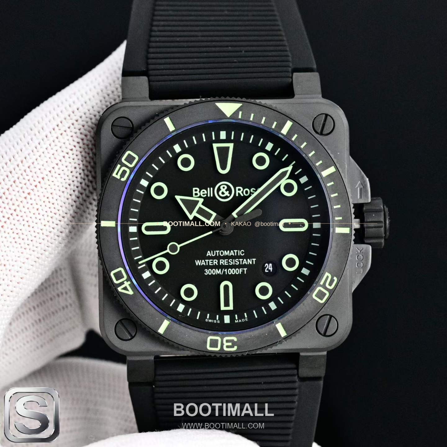 벨앤로스 BR03A 스틸 세라믹베젤 블랙다이얼 오토매틱 Bell&Ross BR03A Steel Ceramic Bezel Black Dial Automatic BR03A 42mm 1