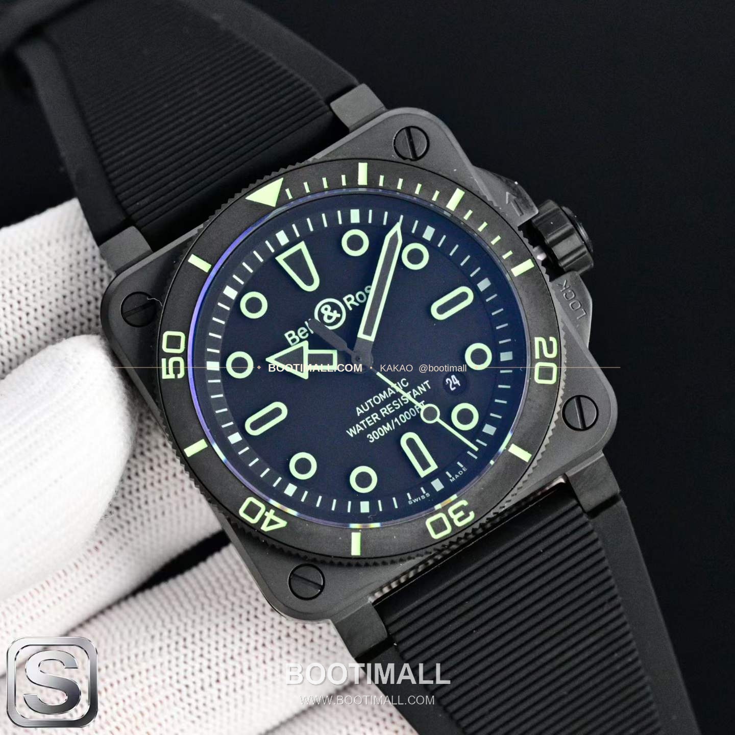 벨앤로스 BR03A 스틸 세라믹베젤 블랙다이얼 오토매틱 Bell&Ross BR03A Steel Ceramic Bezel Black Dial Automatic BR03A 42mm 2