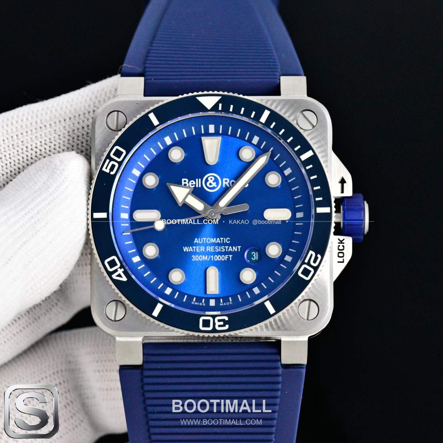 벨앤로스 BR03A 스틸 세라믹베젤 블랙다이얼 오토매틱 Bell&Ross BR03A Steel Ceramic Bezel Black Dial Automatic BR03A 42mm 1