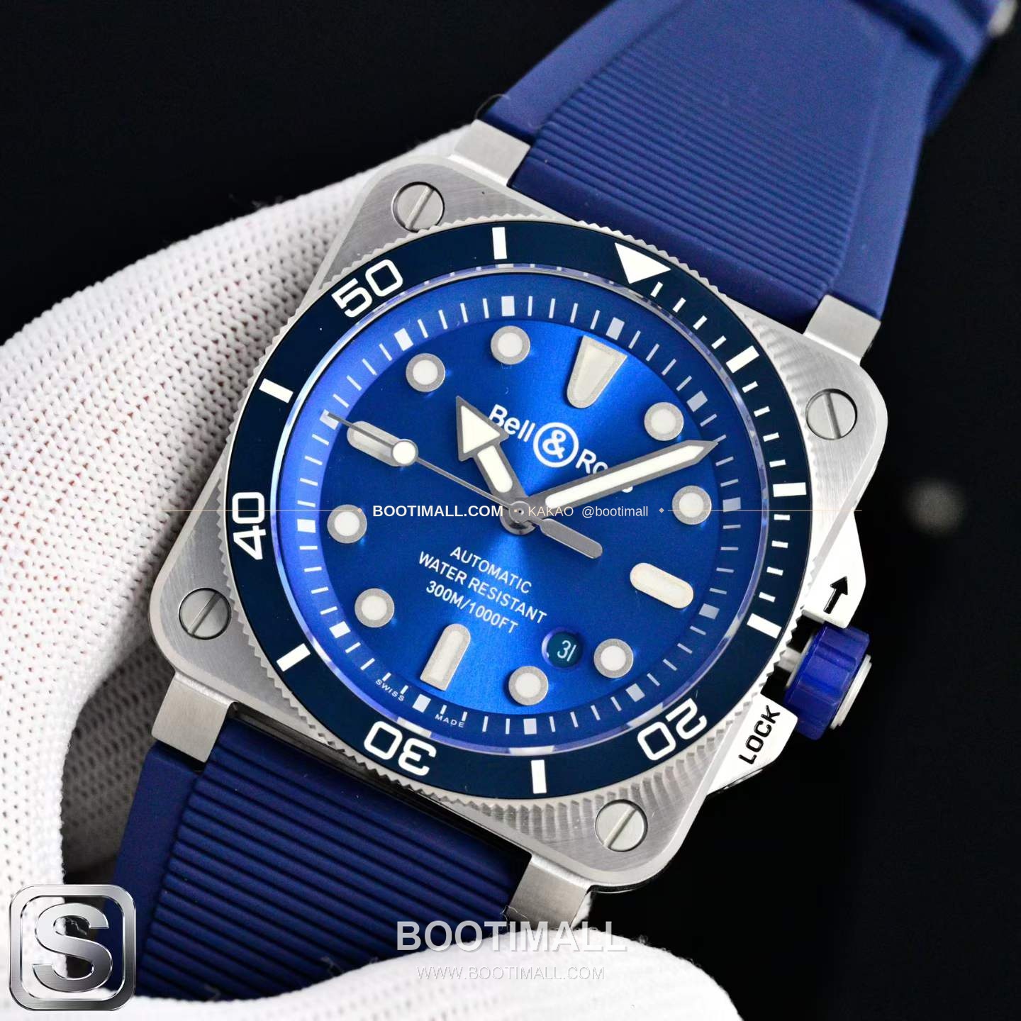 벨앤로스 BR03A 스틸 세라믹베젤 블랙다이얼 오토매틱 Bell&Ross BR03A Steel Ceramic Bezel Black Dial Automatic BR03A 42mm 3