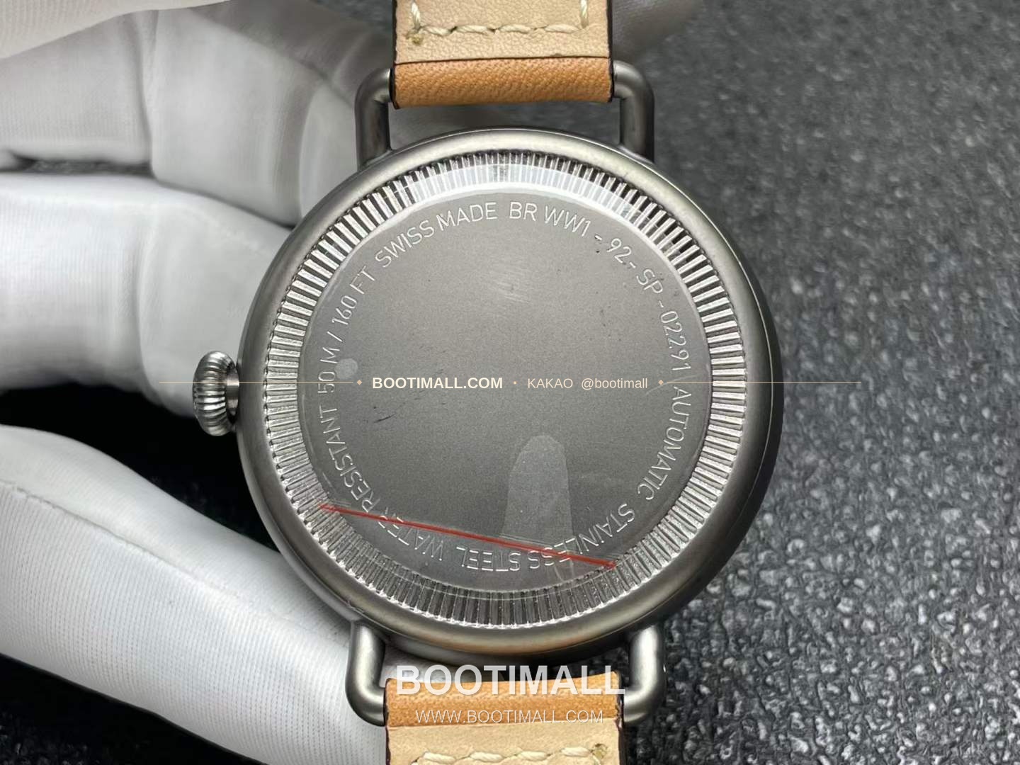 벨앤로스 빈티지 그레이PVD 스틸 블랙다이얼 오토매틱 Bell&Ross Vintage Grey PVD Steel Black Dial Automatic BRWW192-HER/SCA 45mm 7