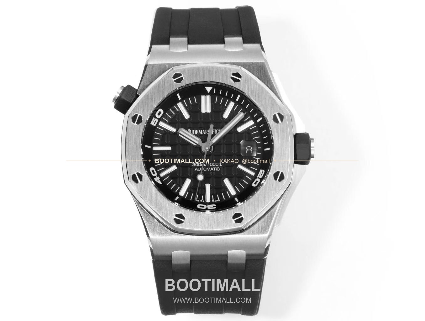 오데마피게 로열오크 오프쇼어 다이버 스틸 블랙다이얼 오토매틱 Audemars Piguet Royal Oak Offshore Diver Steel Black Dial Automatic 15710 42mm 1