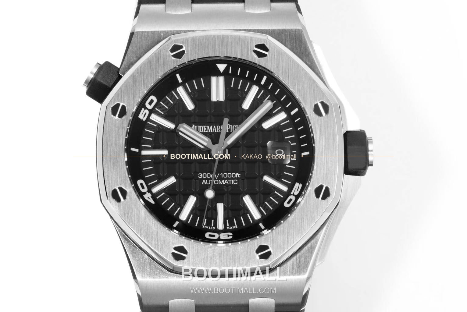 오데마피게 로열오크 오프쇼어 다이버 스틸 블랙다이얼 오토매틱 Audemars Piguet Royal Oak Offshore Diver Steel Black Dial Automatic 15710 42mm 2