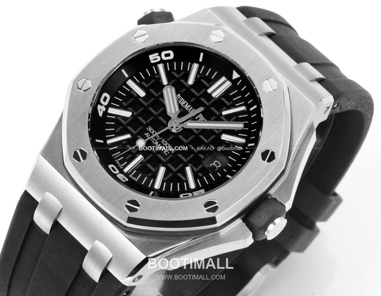 오데마피게 로열오크 오프쇼어 다이버 스틸 블랙다이얼 오토매틱 Audemars Piguet Royal Oak Offshore Diver Steel Black Dial Automatic 15710 42mm 5