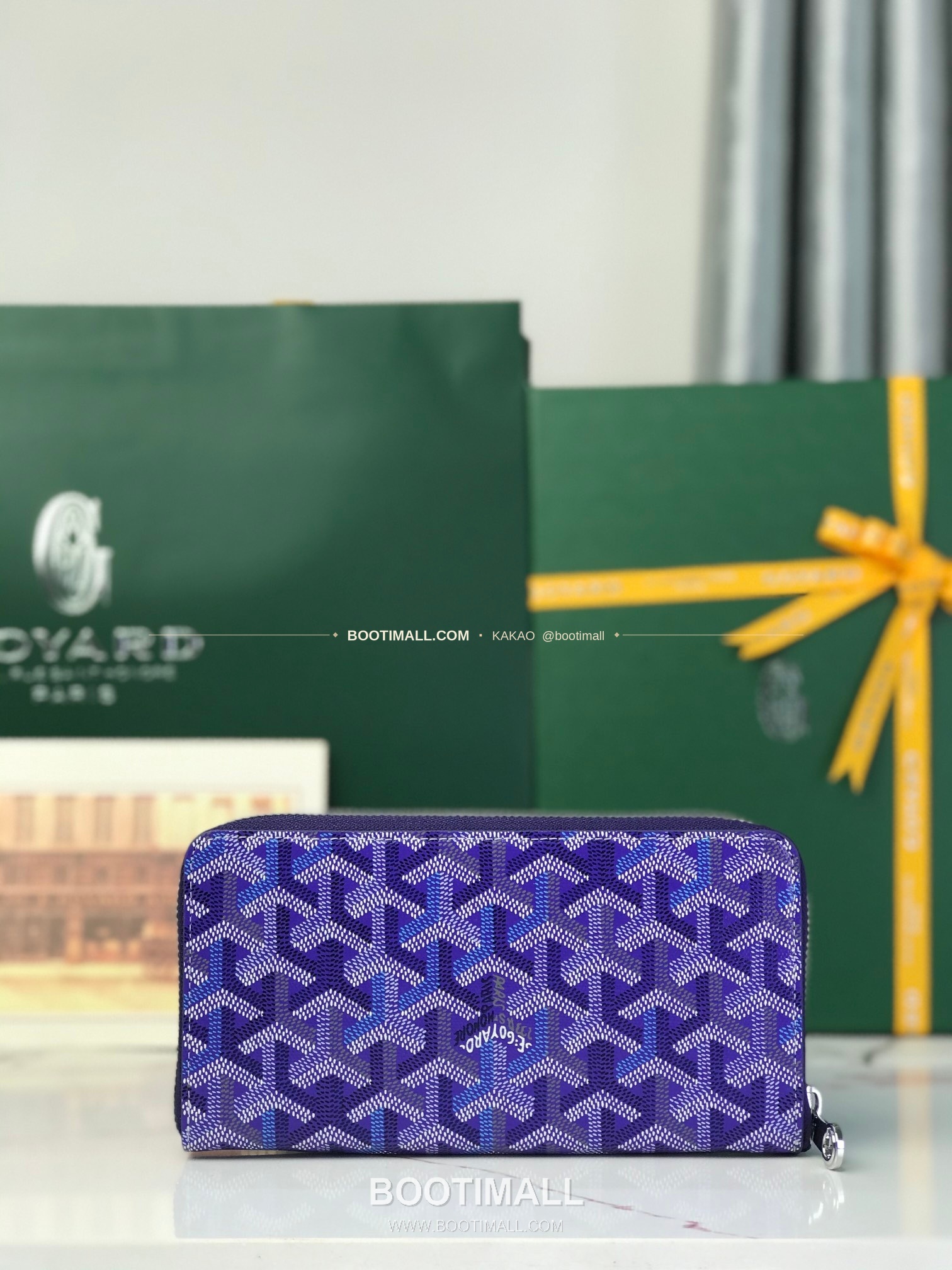 고야드 마티뇽 라지 고야딘 캔버스 컬러 지갑 Goyard Matignon Large Goyardine Canvas Color Wallet 0031 20cm 3