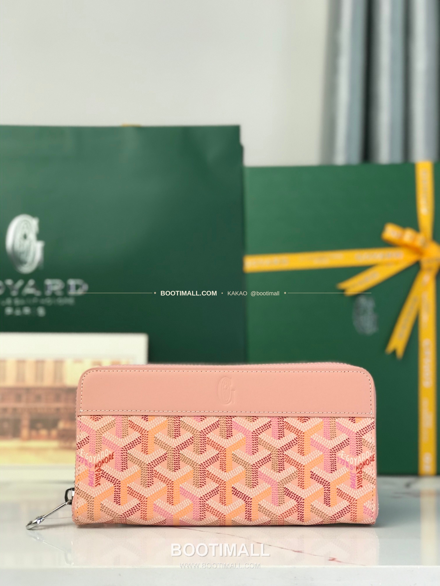 고야드 마티뇽 라지 고야딘 캔버스 컬러 지갑 Goyard Matignon Large Goyardine Canvas Color Wallet 0031 20cm 1