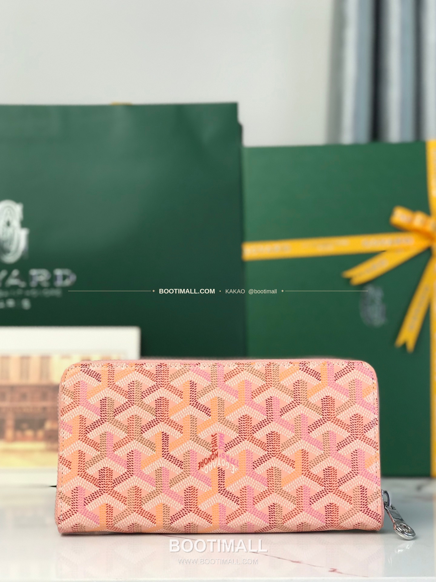 고야드 마티뇽 라지 고야딘 캔버스 컬러 지갑 Goyard Matignon Large Goyardine Canvas Color Wallet 0031 20cm 2
