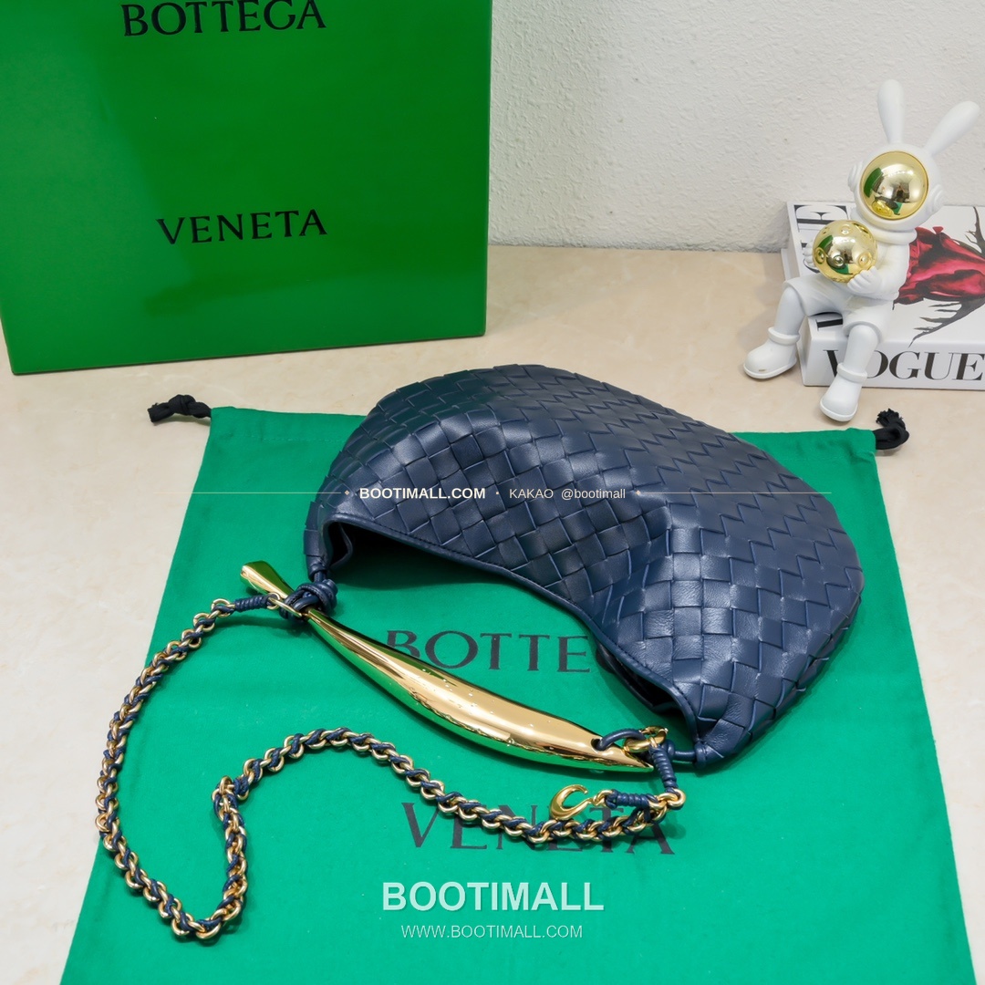 보테가베네타 2024SS 인트레치아토 사르디네 체인 숄더백 Bottega Veneta 2024 SS Intrecciato Sardine Chain Shoulder Bag 6768 33cm 5