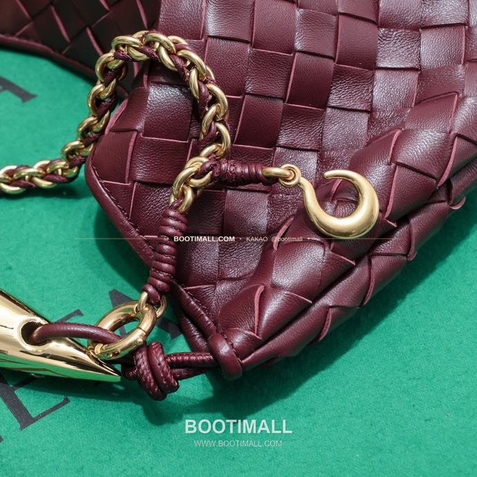 보테가베네타 2024SS 인트레치아토 사르디네 체인 숄더백 Bottega Veneta 2024 SS Intrecciato Sardine Chain Shoulder Bag 6768 33cm 9