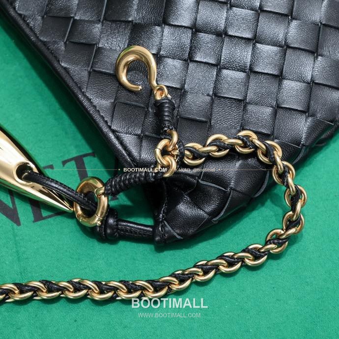 보테가베네타 2024SS 인트레치아토 사르디네 체인 숄더백 Bottega Veneta 2024 SS Intrecciato Sardine Chain Shoulder Bag 6768 33cm 5