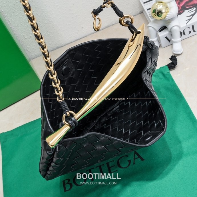 보테가베네타 2024SS 인트레치아토 사르디네 체인 숄더백 Bottega Veneta 2024 SS Intrecciato Sardine Chain Shoulder Bag 6768 33cm 7