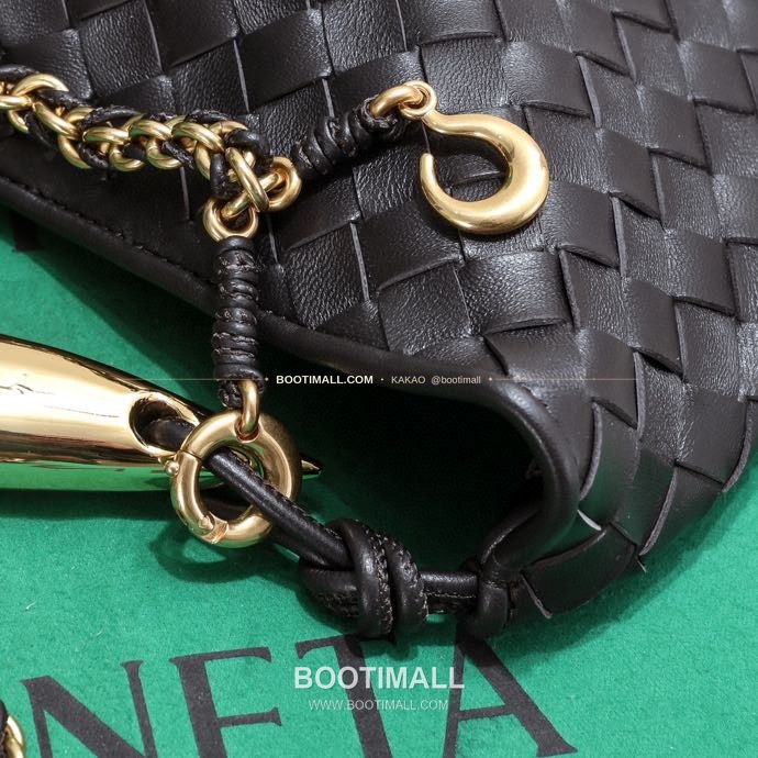 보테가베네타 2024SS 인트레치아토 사르디네 체인 숄더백 Bottega Veneta 2024 SS Intrecciato Sardine Chain Shoulder Bag 6768 33cm 3