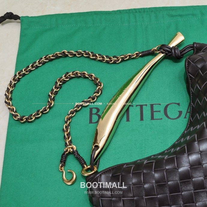 보테가베네타 2024SS 인트레치아토 사르디네 체인 숄더백 Bottega Veneta 2024 SS Intrecciato Sardine Chain Shoulder Bag 6768 33cm 4