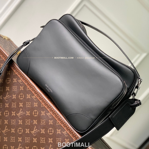루이비통 닐 XL 타우릴론 레더 블랙 토트백 Louis Vuitton Nil XL Taurillon Leather Black Top Handle Bag M27999 37cm