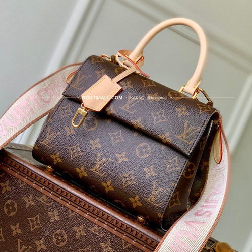 루이비통 클루니 미니 모노그램 캔버스 브라운 토트백 Louis Vuitton Cluny Mini Monogram Canvas Brown Top Handle Bag M13040 20cm