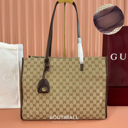 Gucci Generation GG Canvas Tote Bag 875056 구찌 제너레이션 GG 캔버스 토트백 40cm