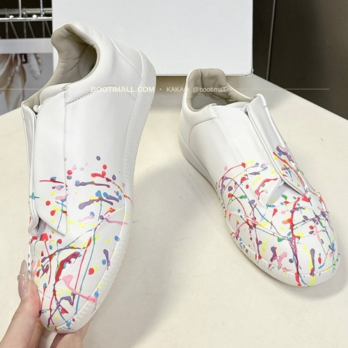메종마르지엘라 퓨처 송아지가죽 히든밴드 하이탑 스니커즈 Maison Margiela Future Calfskin Hidden Band High-Top Sneakers