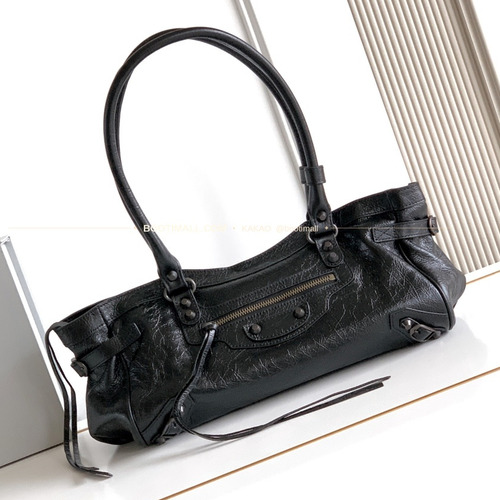 발렌시아가 LE 시티 오일왁스 레더 태슬 숄더백 Balenciaga Le City Oil Wax Leather Tassel Shoulder Bag 2016 31cm