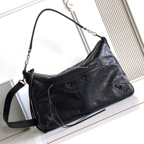 발렌시아가 25FW 램스킨 태슬 모토 토트백 Balenciaga 25FW Lambskin Tassel Moto Tote Bag 2026 38cm