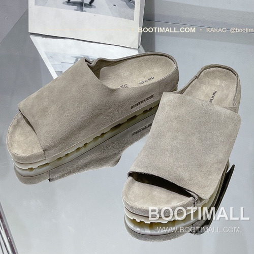 피어오브갓 버켄스탁 스웨이드 더블스트랩 코르크 풋베드 슬리퍼 Fear of God Birkenstock Suede Double Strap Cork Footbed Sandals