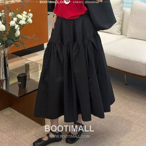 질샌더 2026 하이웨이스트 A라인 미디 스커트 Jil Sander 2026 High Waist A-Line Midi Skirt