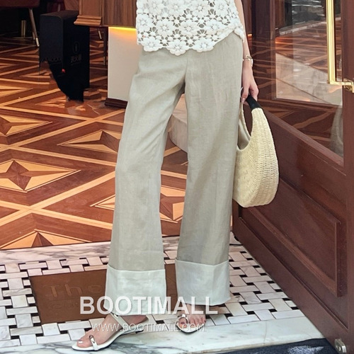 질샌더 2026SS 린넨 롤업 슬림핏 앵클 팬츠 Jil Sander 2026 SS Linen Roll-Up Slim Fit Ankle Pants