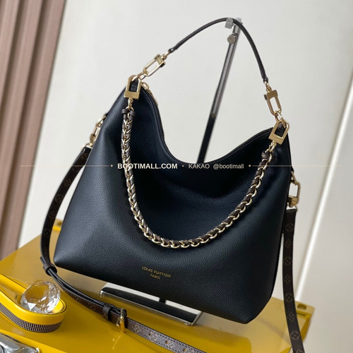 루이비통 Multipass 카프스킨 로고 블랙 숄더백 Louis Vuitton Multipass Calfskin Logo Black Shoulder Bag M29195 30cm