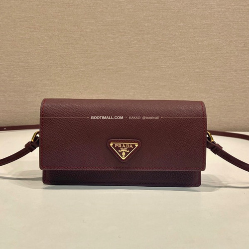 Prada Saffiano Leather Mini Phone Bag 프라다 사피아노 미니 폰백 1NF059 18cm