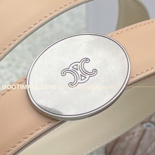 셀린느 카프스킨 로고 플로팅 버클 리버서블 벨트 Celine Calfskin Logo Floating Buckle Reversible Belt 2.5cm
