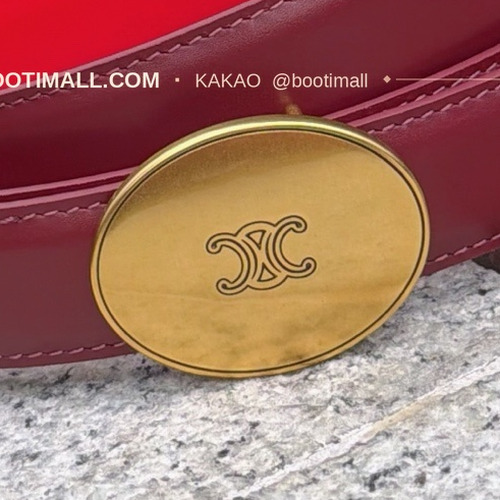 셀린느 카프스킨 로고 플로팅 버클 리버서블 벨트 Celine Calfskin Logo Floating Buckle Reversible Belt 2.5cm