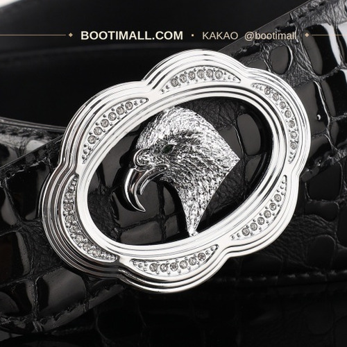 스테판 카프스킨 플레이트 버클 리버서블 벨트 Stephan Calfskin Plate Buckle Reversible Belt 3.8cm