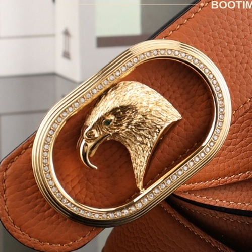 스테판 카프스킨 플레이트 버클 리버서블 벨트 Stephan Calfskin Plate Buckle Reversible Belt 3.8cm
