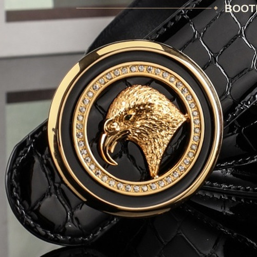 스테판 카프스킨 플레이트 버클 리버서블 벨트 Stephan Calfskin Plate Buckle Reversible Belt 3.8cm