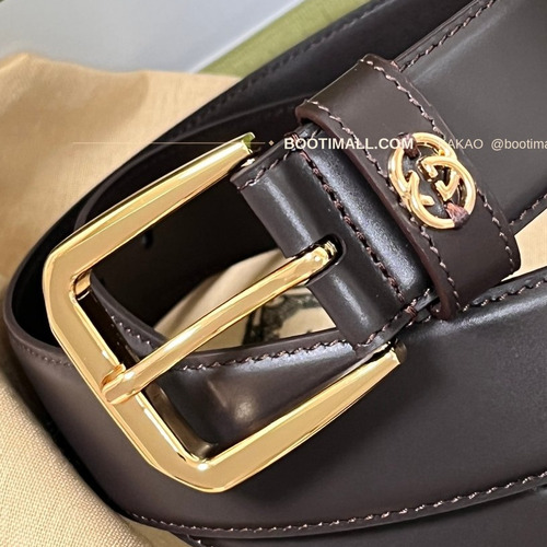 구찌 카프스킨 G 핀버클 엠보스 블랙 벨트 Gucci Calfskin G Pin Buckle Embossed Black Belt 3.5cm