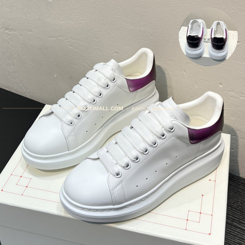 Alexander McQueen Oversized Sneaker White Leather 553770WHGP5 알렉산더 맥퀸 오버사이즈 스니커즈 화이트 레더