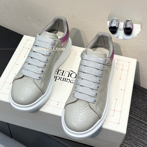Alexander McQueen Oversized Sneaker White Leather 553770WHGP5 알렉산더 맥퀸 오버사이즈 스니커즈 화이트 레더